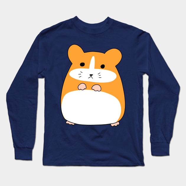 Cute Hamster Long Sleeve T-Shirt by saradaboru